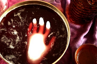 Halloween Punch with Frozen Hand — Adult Punch