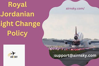 Royal Jordanian Flight Change Policy