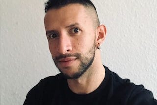 Profile picture, Man wearing black shirt.