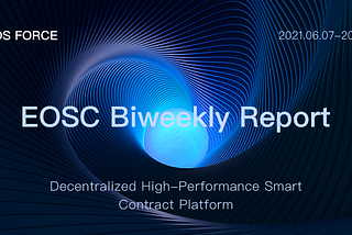 EOSC Biweekly Report 06/07–06/20