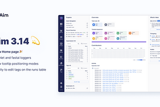 Aim 3.14 — Brand new Home Page!