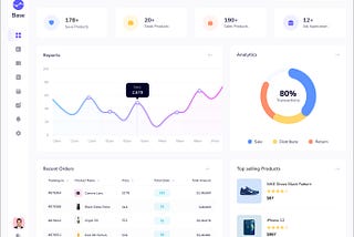 Dashboard template design