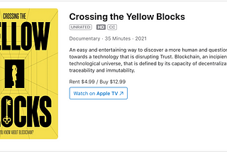 Crossing The Yellow Blocks introducing the #CBK token public sale at Uniswap
