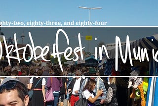 Oktoberfest in Munich