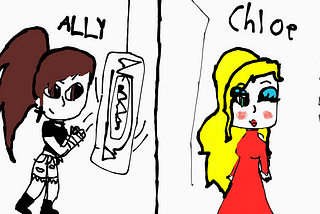 Ally the boxer /vs/ Chloe the famous girl on every magazine, Who will survive the hate they have for each other? Frenemies…..