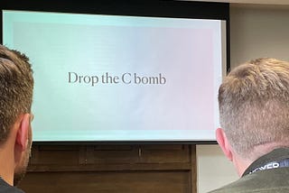 Drop the C bomb (Culture)