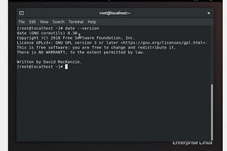 Date Linux Command.