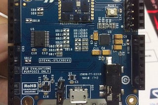 ลองเล่น STEVAL-STLKT01V1 — SensorTile