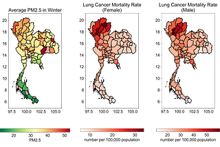 Effect of Air Pollution on Thais Health