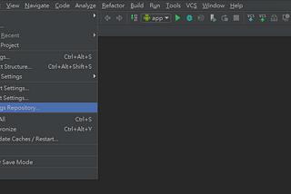 多台電腦同步Android Studio Settings