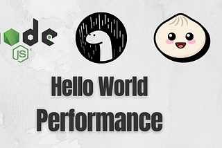 Node.js vs Deno vs Bun: Hello World Performance
