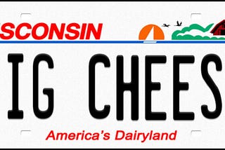 Wisconsin Big Cheese with 12,723 jobs from dairy exports