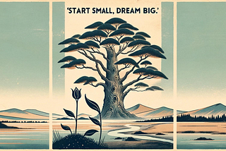 Start small, dream big! 🌟