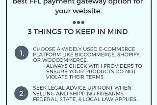 A guide to online FFL payments | Tasker Payment Gateways LLC