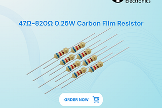 47Ω-820Ω 0.25W Carbon Film Resistor