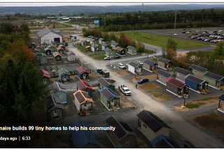 A dignified microhome community funded by a millionaire.