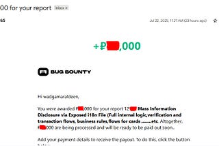 Mass Information Disclosure via Exposed i18n JSON File (internal logic, payment flows, and business…