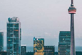 Toronto Skyline with CN Tower