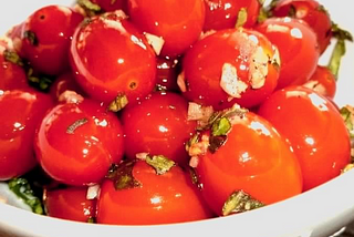 Sauted Cherry Tomatoes with Garlic and Basil — Tomatoes