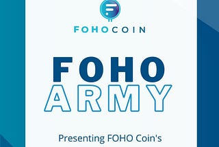 Join the FOHO ARMY