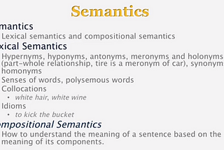 NLP: Semantic Similarity Relationships