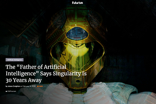 Singularity ‘is’ a reality — has always been!