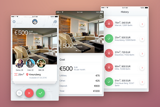 HelloHome Case Study (Tinder UI App)