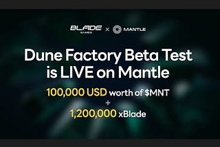Dune Factory Beta Test is Live on Mantle