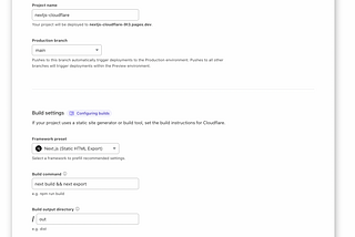 How to deploy a next.js static app to Cloudflare pages