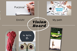 My Enrich!ed vision board