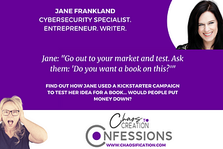 Jane Frankland on Chaos to Creation Confessions: Look for the signals…