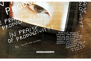 In Praise of Productivity?