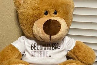 Photo of Be Limitless, Be Love Teddy Bear