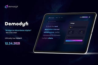 Introducing the Demodyfi DEX with Moonbeam!
