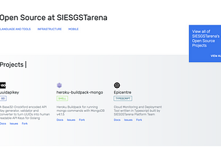 Announcing SIESGSTarena’s Open Source Site