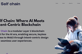 Self Chain: Redefining Web3 Access with Keyless Wallets and Intent-Centric Blockchain
