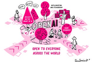 People joining the Open AI garden bringing different languages, skills, and backgrounds