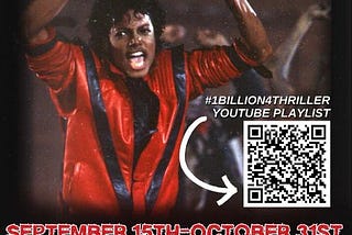 Michael Jackson — 1 Billion 4 Thriller