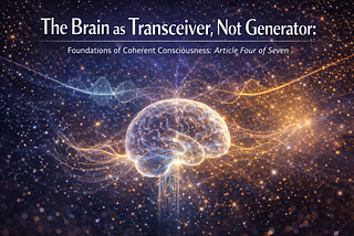 The Brain as Transceiver, Not Generator