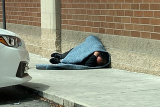 Homeless People On The Street Are Suffering
