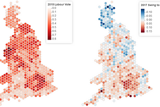 Exploring Demographic Changes in the UK Labour Party’s Vote with Visual Analytics