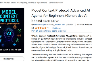 My 2nd Book, Model Context Protocol for Beginners is out now