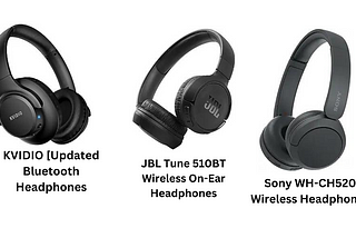 Ultimate Wireless Headphone Battle: KVIDIO vs. JBL vs. Sony