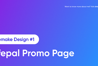Lifepal Promo Page — Remake Design Process