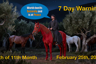 Peace and Safety by Feb 25th