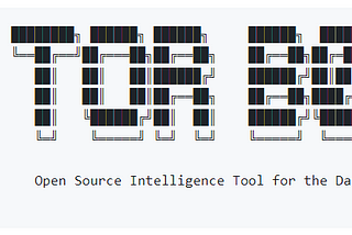 TuesdayTool 9: TorBot For Open Source Intelligence