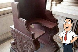 Wacky Pope Natural Gender-Confirming Vatican Estercoraria Chairs!