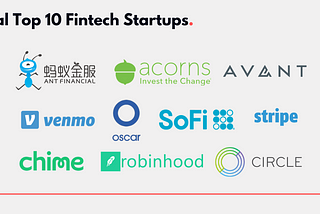 Top 10: Fintech Startups