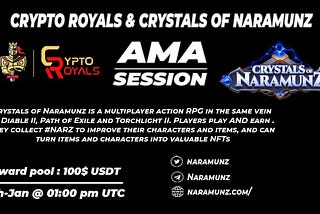 Crystals of Naramunz AMA Recap