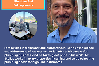 Pete Skyllas | Plumber & Entrepreneur